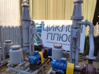 Насос-гидроциклонные установки УНГ-3 трехпродуктовые с гидроциклоном ГЦ-200/3 для очистки воды от нефти (нефтепродуктов) и песка