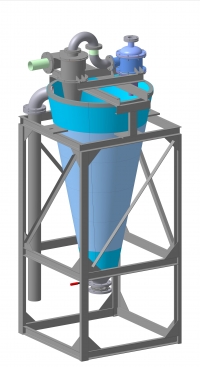 Разработана новая модель циклона-бункера системы водоочистки
